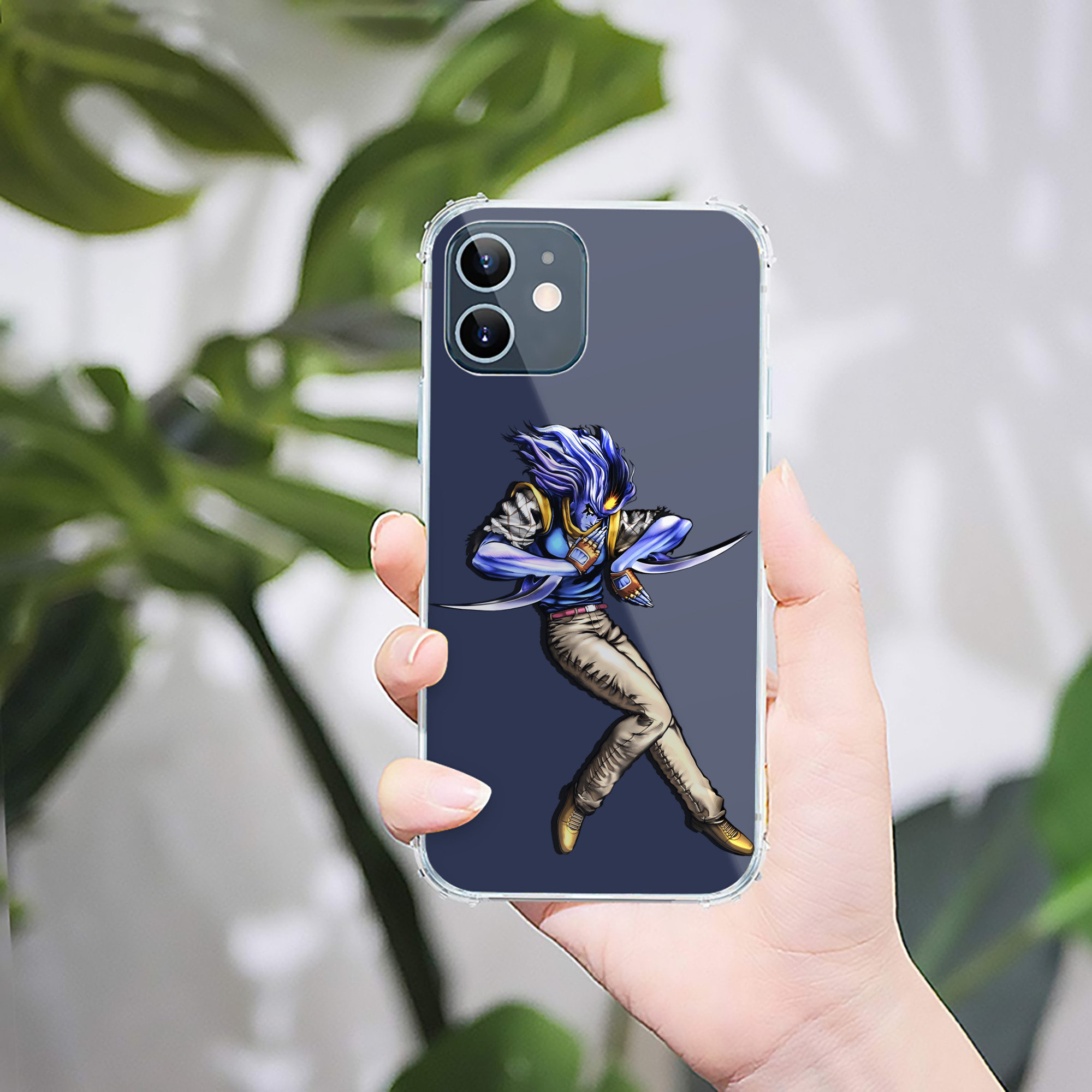 （画像用） ジョジョの奇妙な冒険 JoJo's Bizarre Adventure 【iPhone 12シリーズ対応】透明スマホケース（クリアソフトケース）